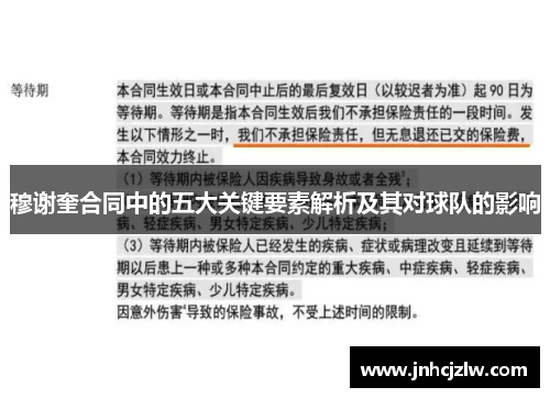 穆谢奎合同中的五大关键要素解析及其对球队的影响